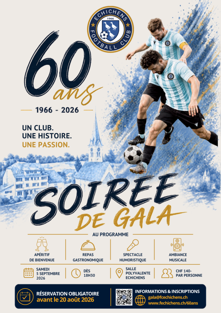 Soirée de Gala 60 ans du FC Echichens