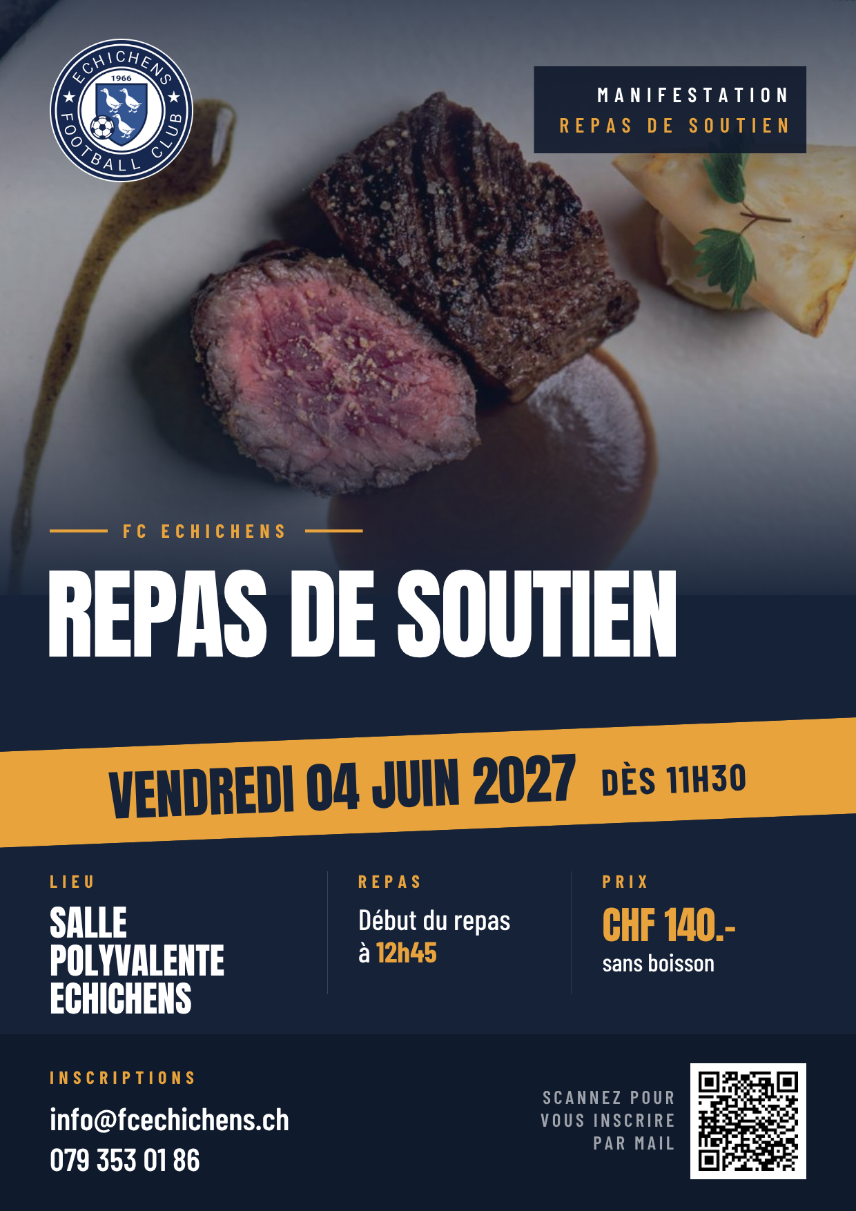 Repas de soutien FC Echichens